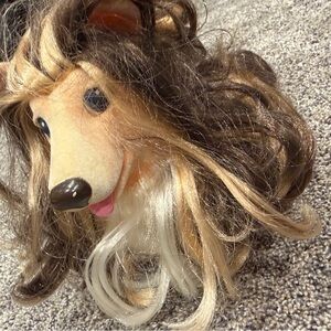 Vintage sweetie pups dog toy figure hasbro 1989 collie lassie